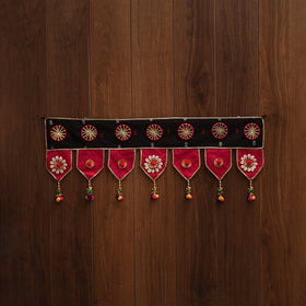 Handmade fabric toran for festive decor 84 - handcrafted