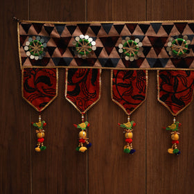 Handmade fabric toran for festive decor 86 - handcrafted