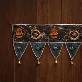 Handmade fabric toran for festive decor 87 - handcrafted