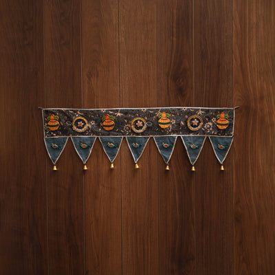 Handmade fabric toran for festive decor 87 - handcrafted