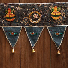 Handmade fabric toran for festive decor 87 - handcrafted