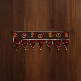 Handmade fabric toran for festive decor 89 - handcrafted