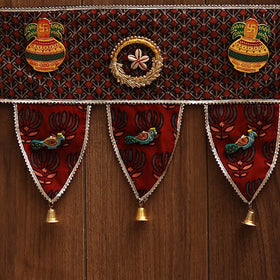 Handmade fabric toran for festive decor 89 - handcrafted