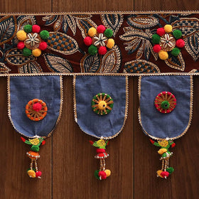 Handmade fabric toran for festive decor 93 - handcrafted
