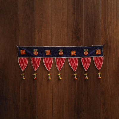 Handmade fabric toran for festive decor 94 - handcrafted