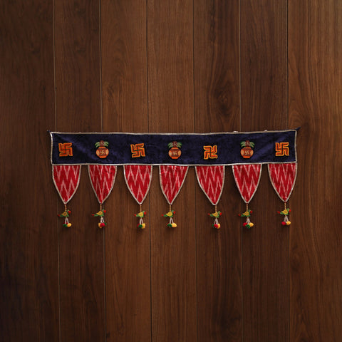 Handmade fabric toran for festive decor 94 - handcrafted