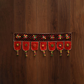 Handmade fabric toran for festive decor 97 - handcrafted