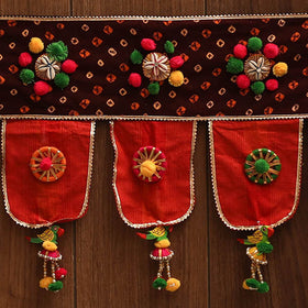 Handmade fabric toran for festive decor 97 - handcrafted
