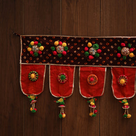 Handmade fabric toran for festive decor 97 - handcrafted