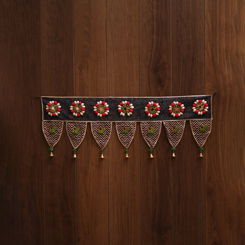 Handmade fabric toran for festive decor 98 - handcrafted