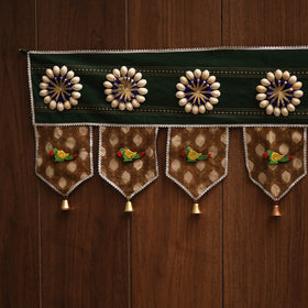 Handmade fabric toran for festive decor 99 - handcrafted