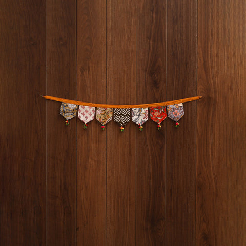 Handmade fabric toran for home decor 02 - handcrafted