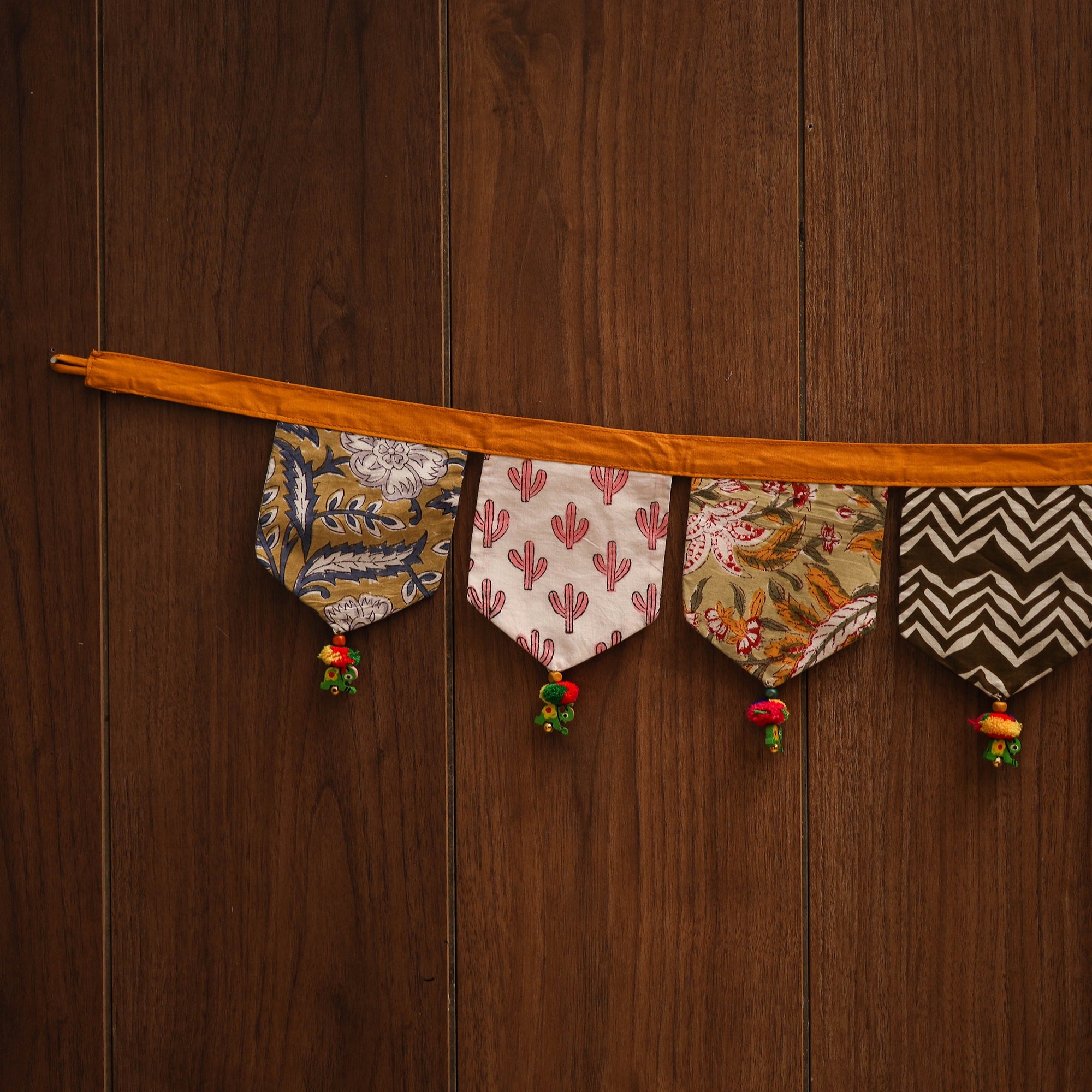 Handmade fabric toran for home decor 02 - handcrafted