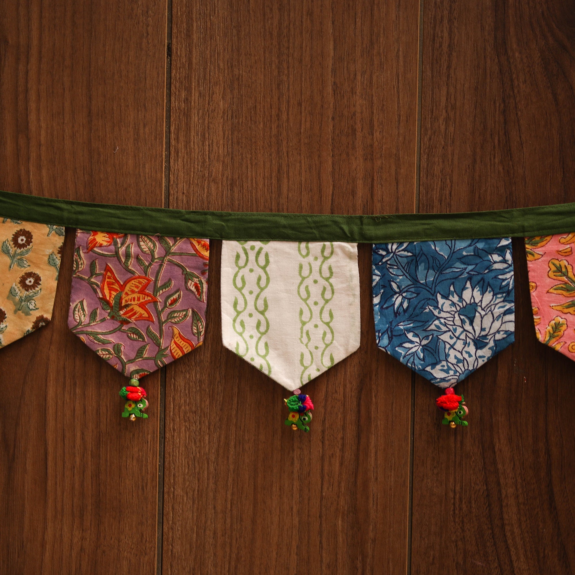 Handmade fabric toran for home decor 03 - handcrafted