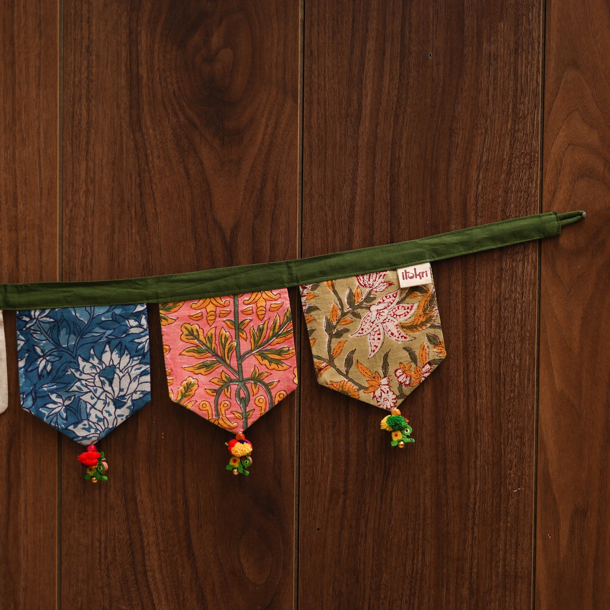 Handmade fabric toran for home decor 03 - handcrafted