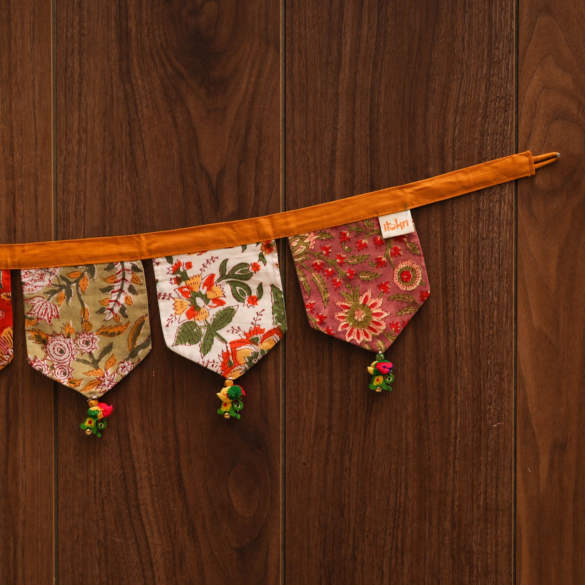 Handmade fabric toran for home decor 06 - handcrafted