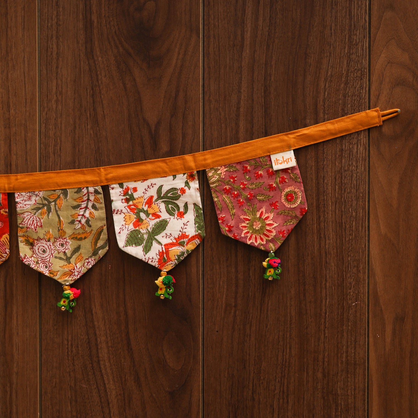 Handmade fabric toran for home decor 06 - handcrafted