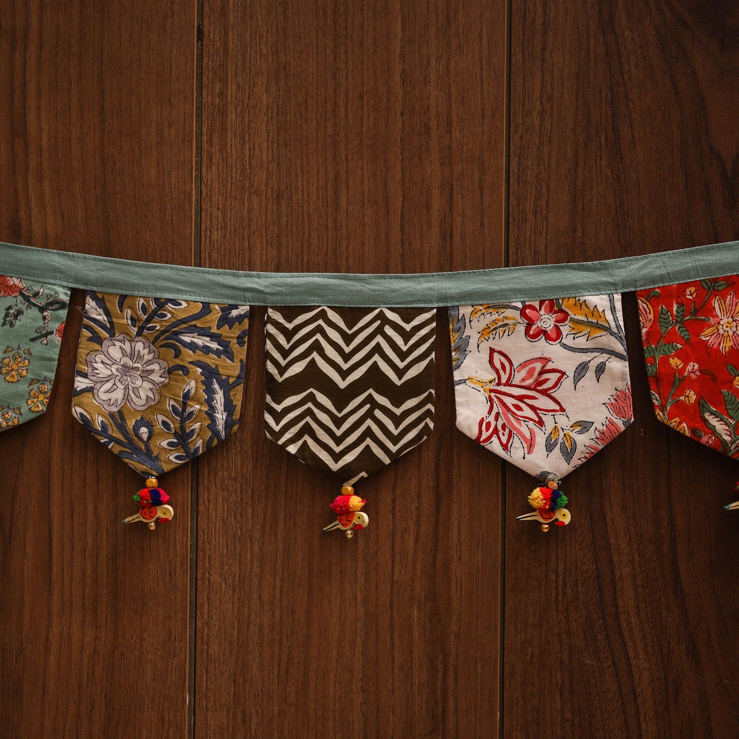 Handmade fabric toran for home decor 10 - handcrafted