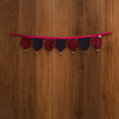 Handmade fabric toran for home decor 100 - handcrafted