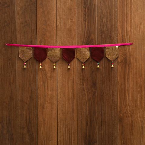 Handmade fabric toran for home decor 107 - handcrafted