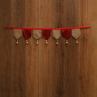 Handmade fabric toran for home decor 109 - handcrafted