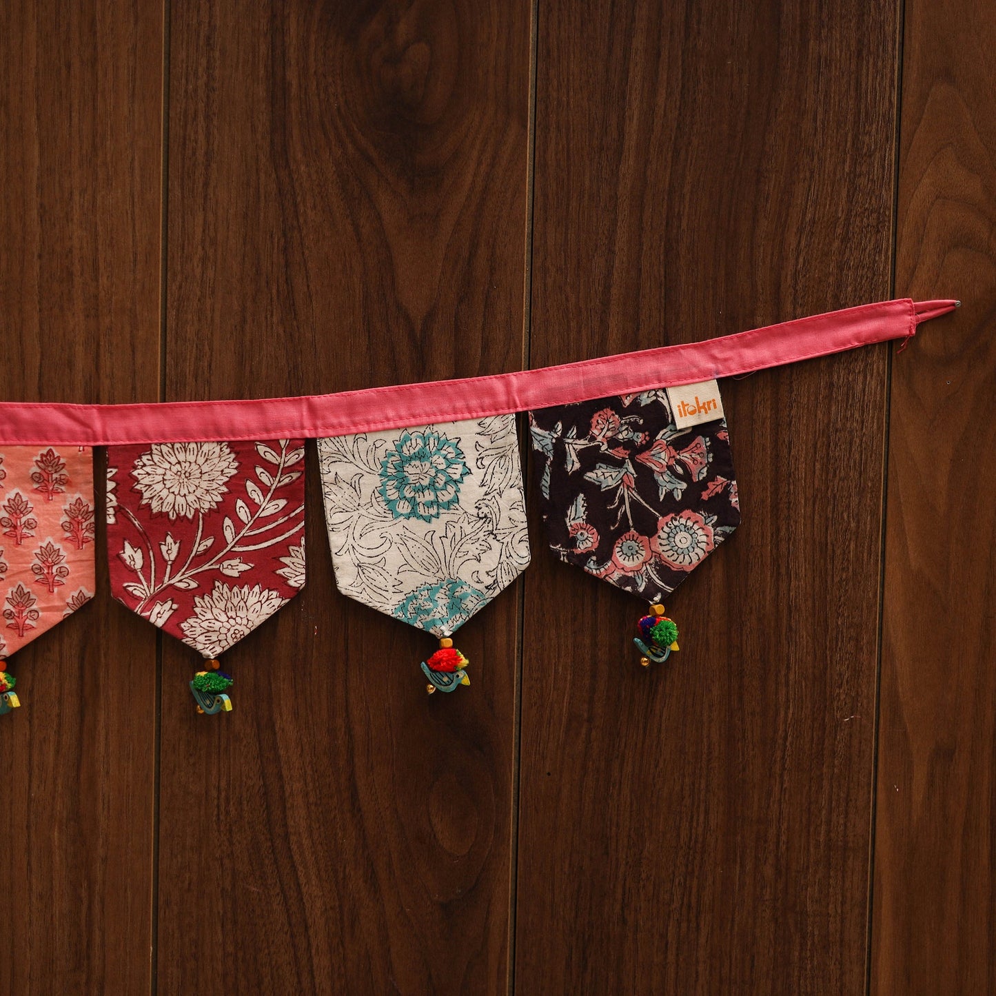 Handmade fabric toran for home decor 11 - handcrafted