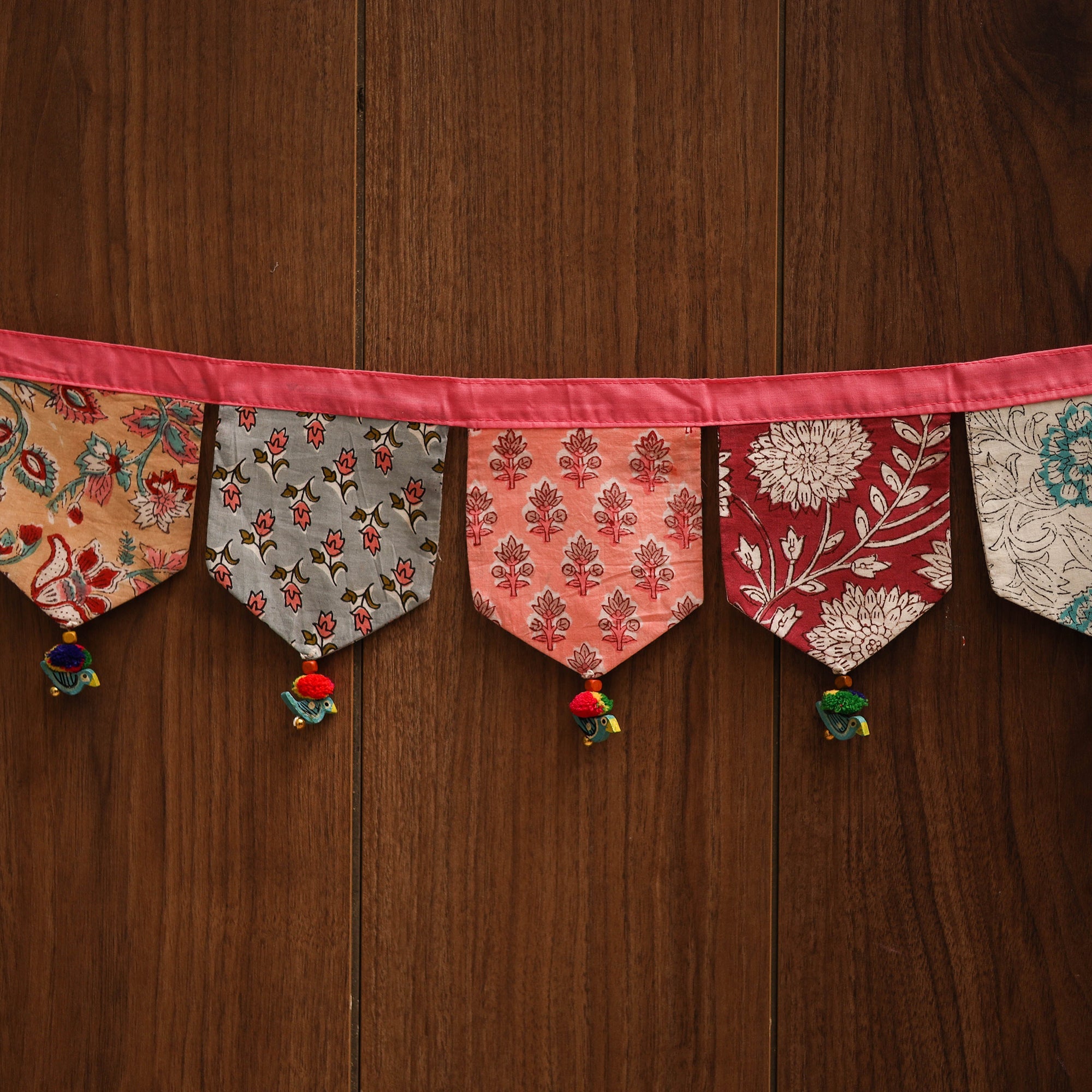 Handmade fabric toran for home decor 11 - handcrafted