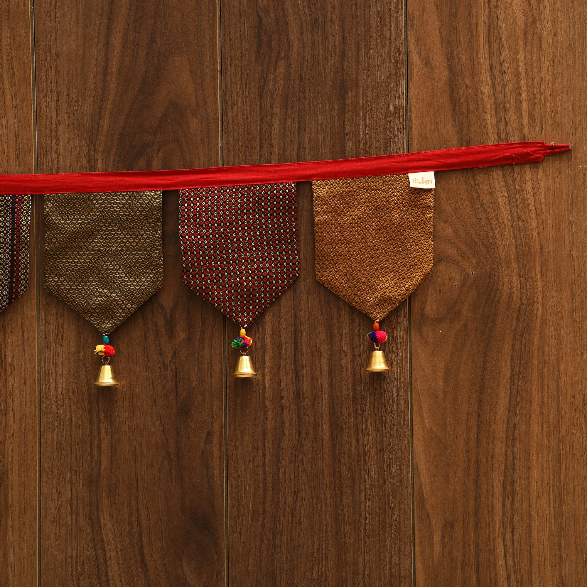 Handmade fabric toran for home decor 110 - handcrafted