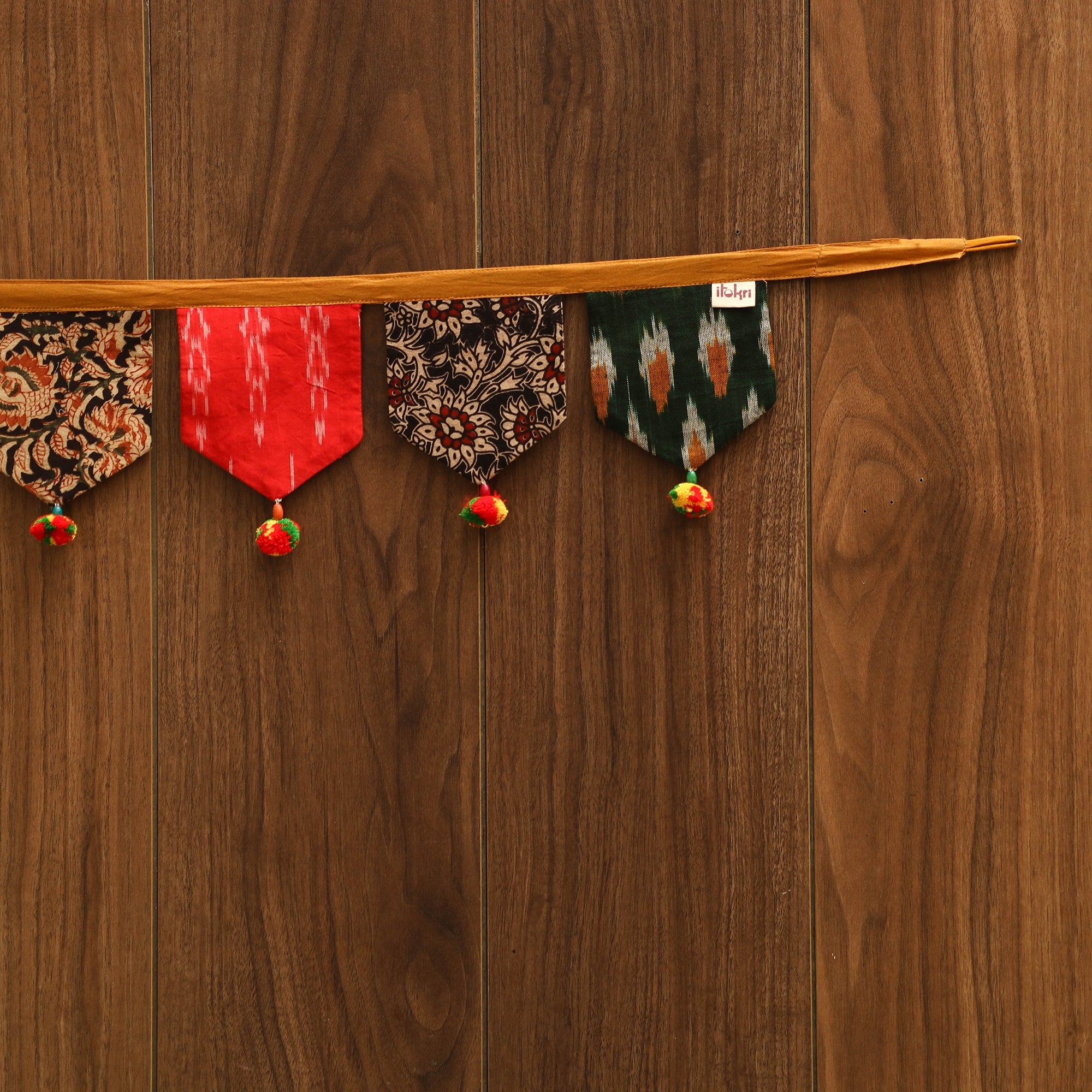 Handmade fabric toran for home decor 112 - handcrafted