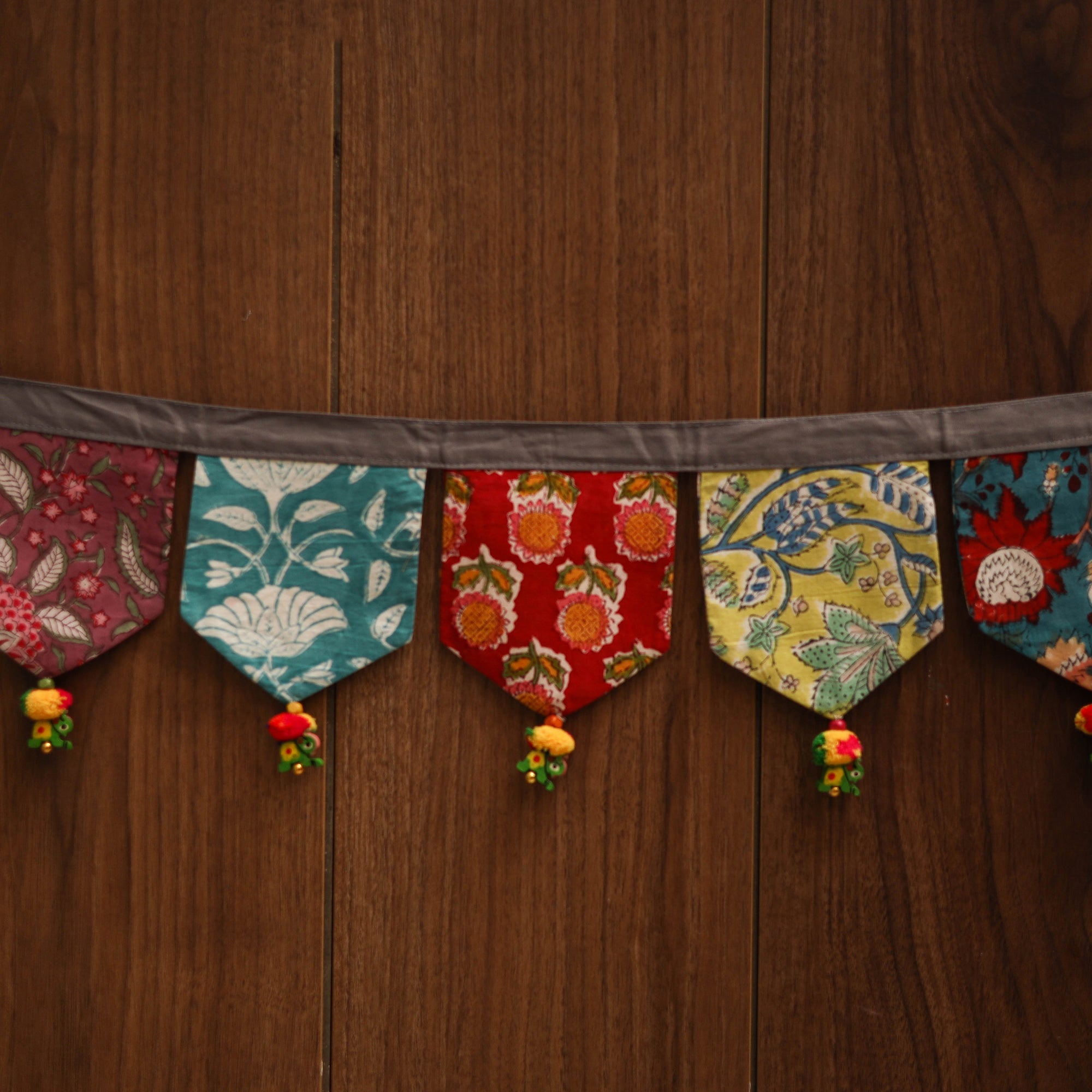 Handmade fabric toran for home decor 12 - handcrafted