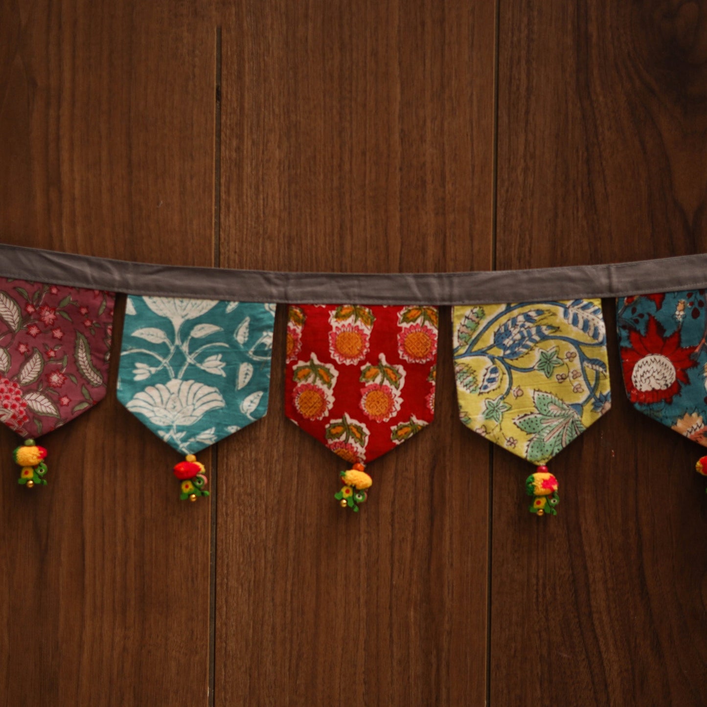 Handmade fabric toran for home decor 12 - handcrafted