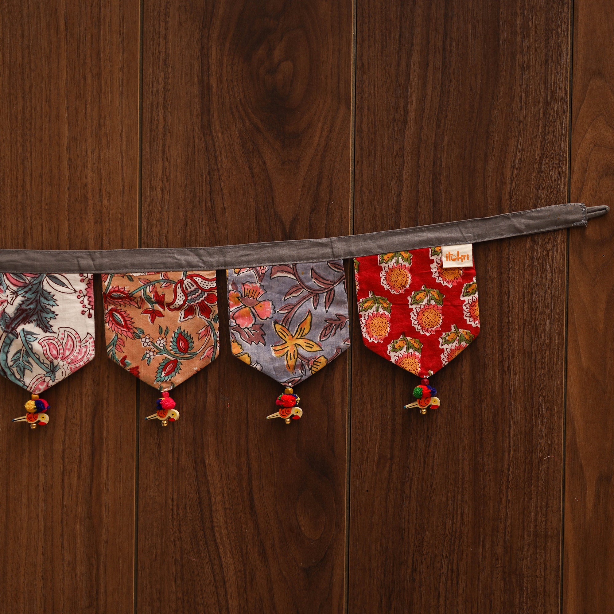 Handmade fabric toran for home decor 13 - handcrafted