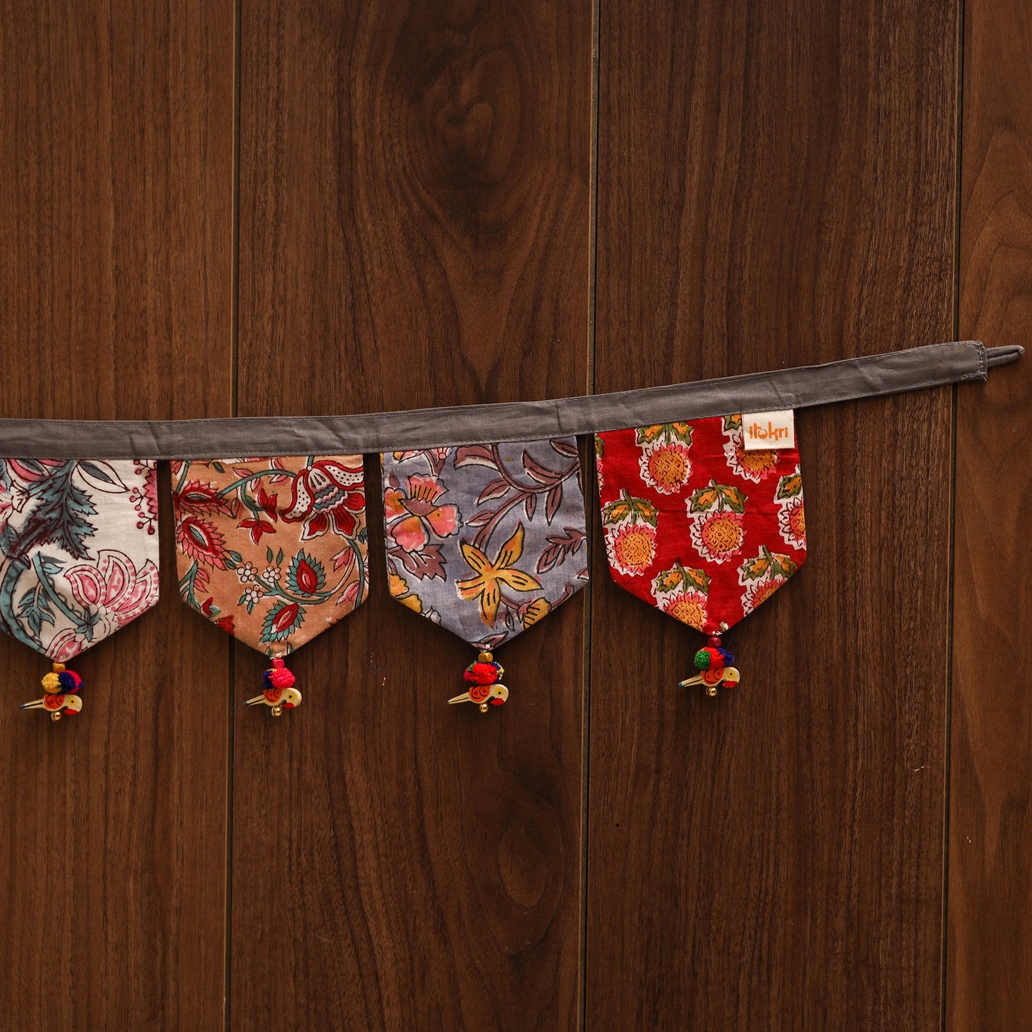 Handmade fabric toran for home decor 13 - handcrafted