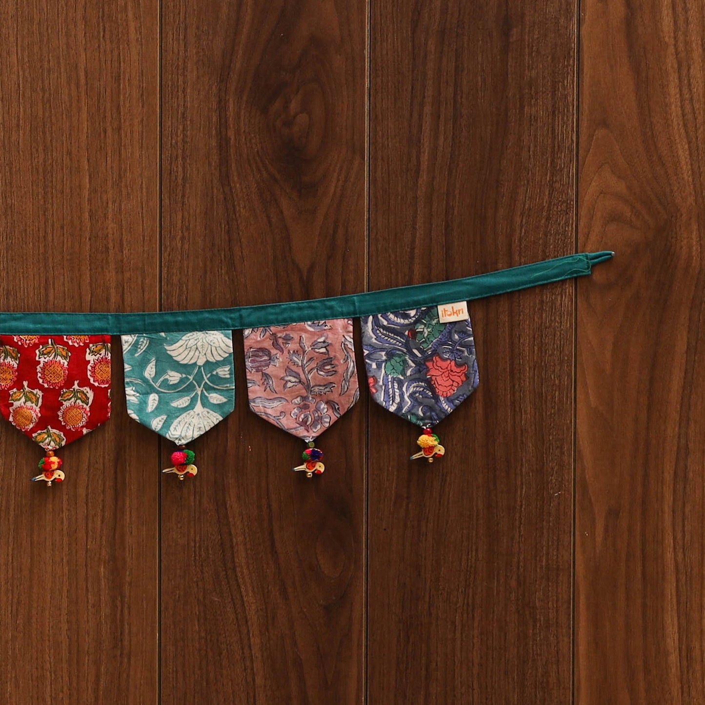 Handmade fabric toran for home decor 14 - handcrafted