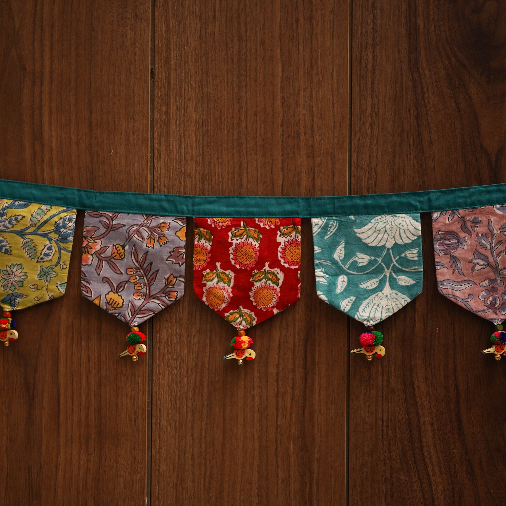 Handmade fabric toran for home decor 14 - handcrafted