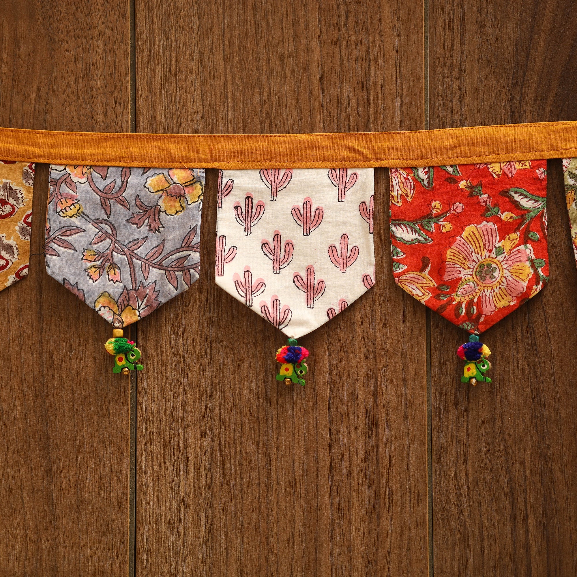 Handmade fabric toran for home decor 15 - handcrafted