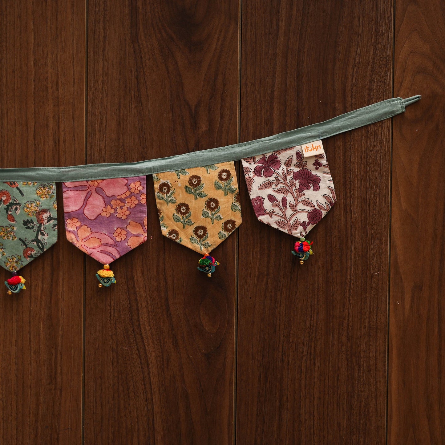 Handmade fabric toran for home decor 16 - handcrafted