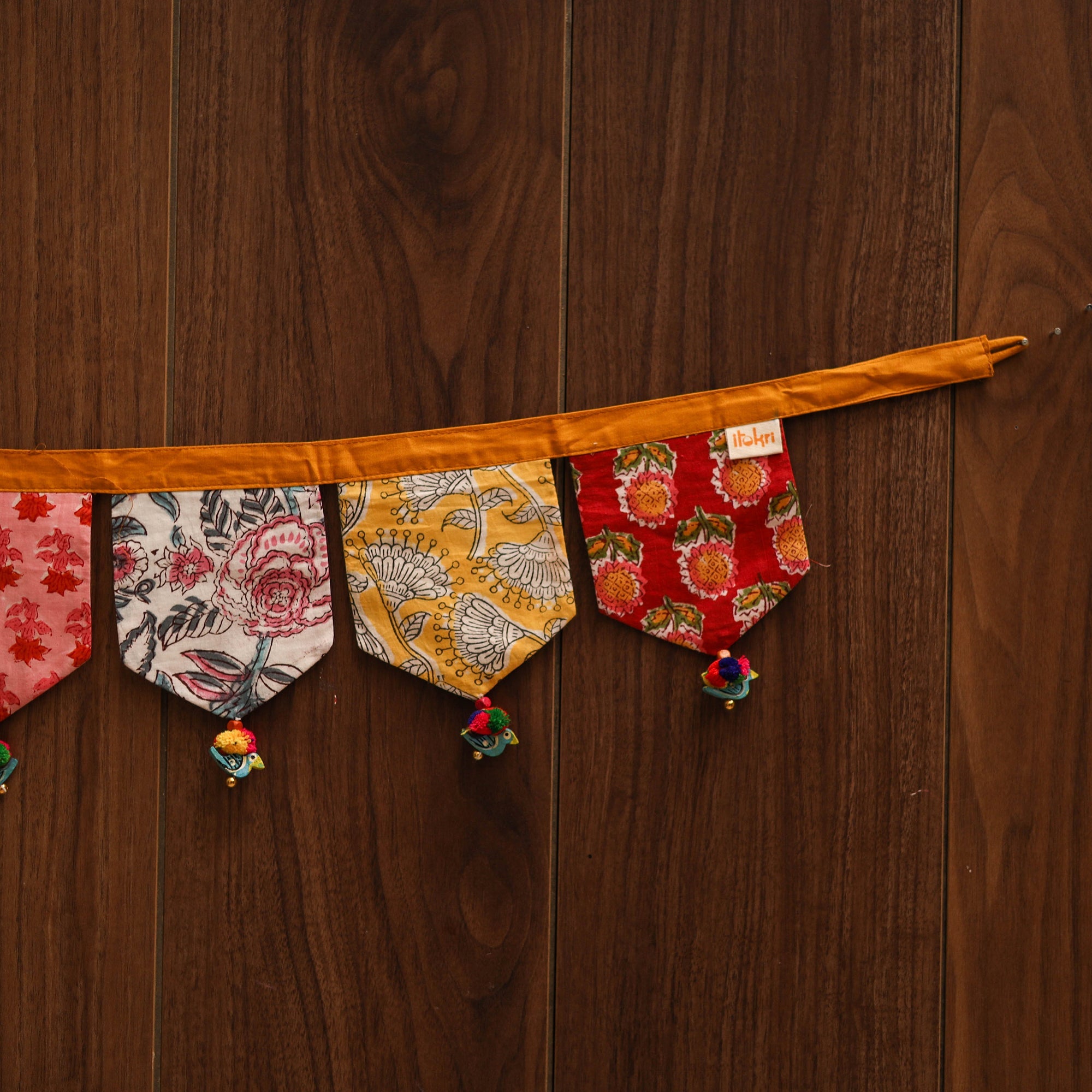 Handmade fabric toran for home decor 18 - handcrafted