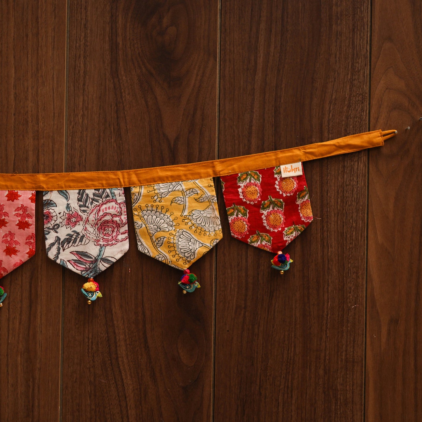 Handmade fabric toran for home decor 18 - handcrafted