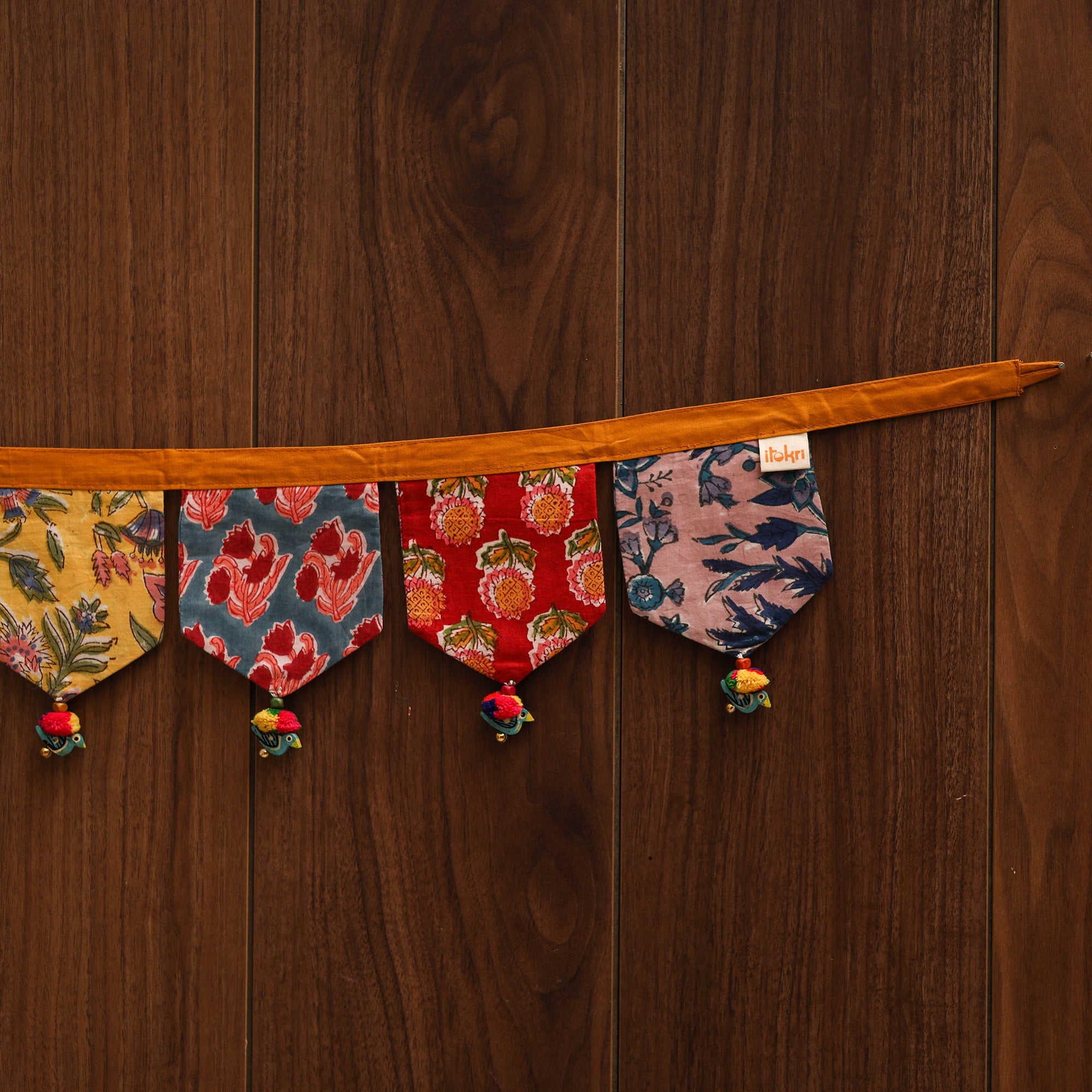 Handmade fabric toran for home decor 22 - handcrafted