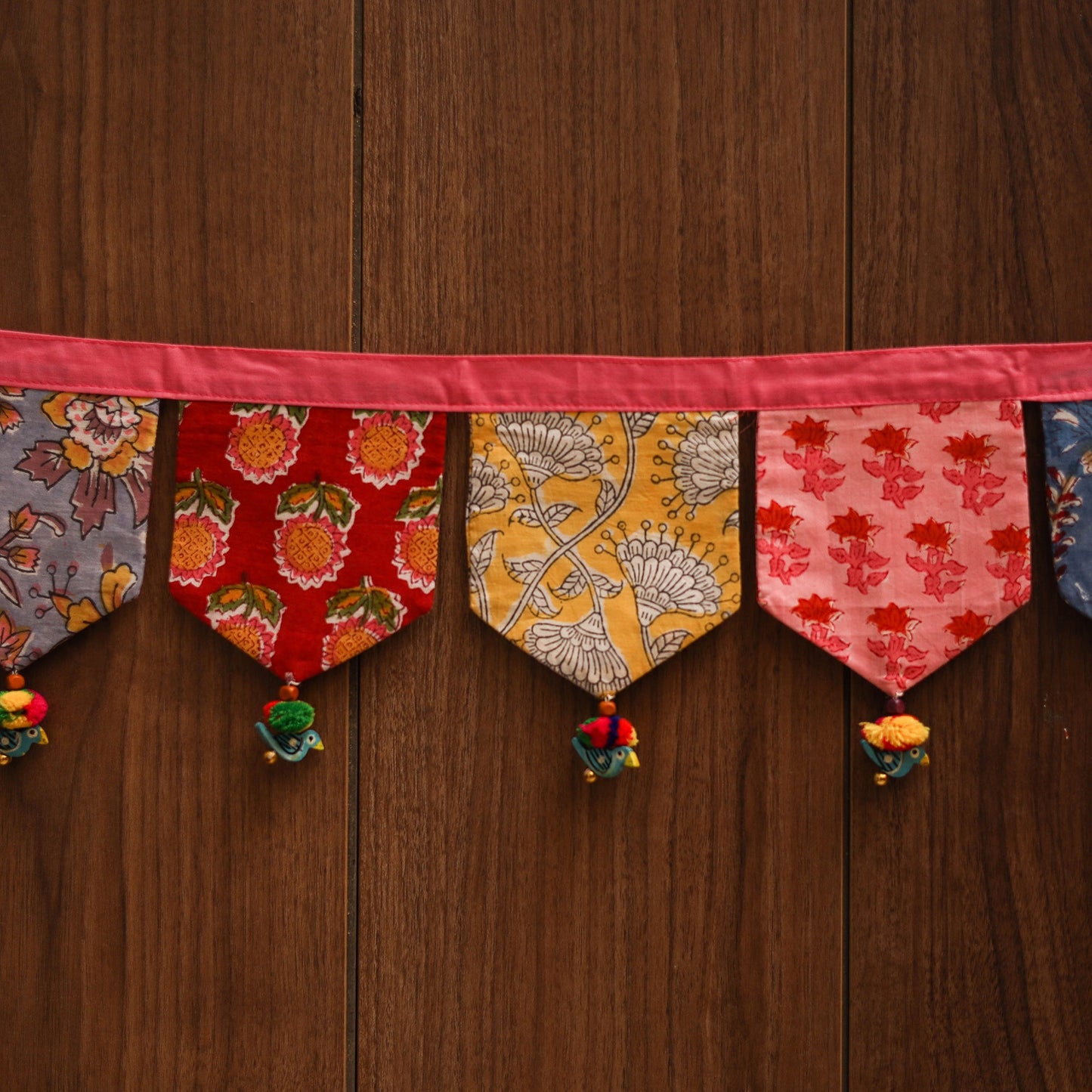 Handmade fabric toran for home decor 26 - handcrafted