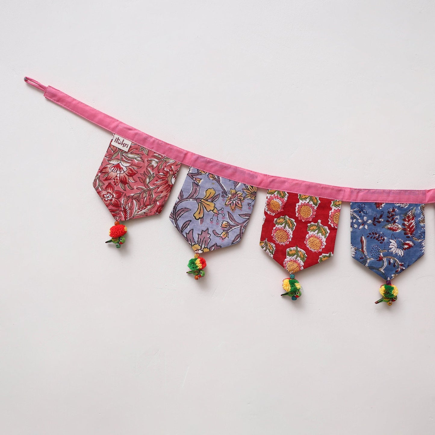 Handmade fabric toran for home decor 33 - handcrafted