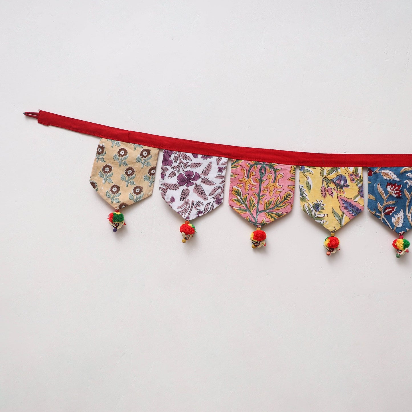 Handmade fabric toran for home decor 35 - handcrafted