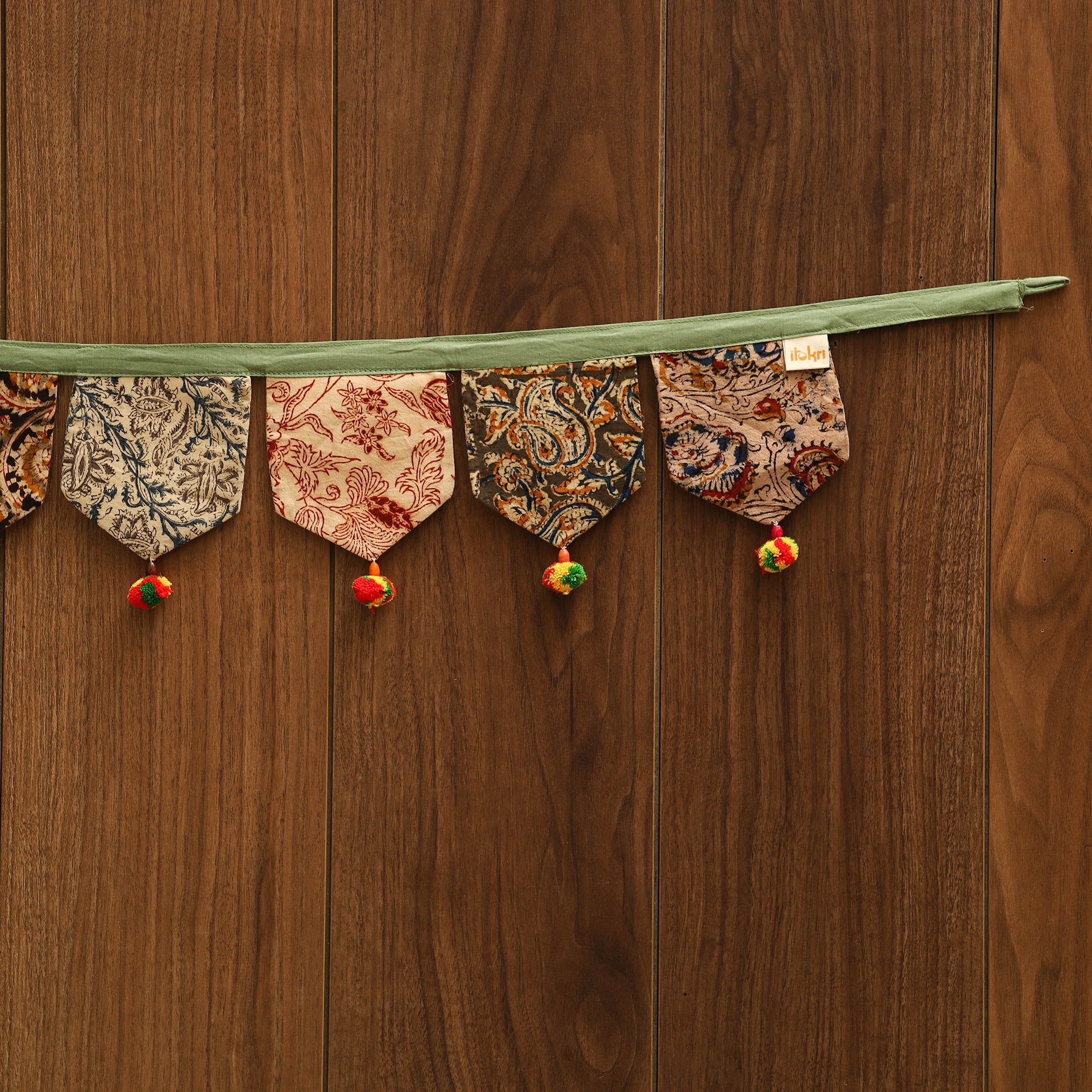 Handmade fabric toran for home decor 54 - handcrafted