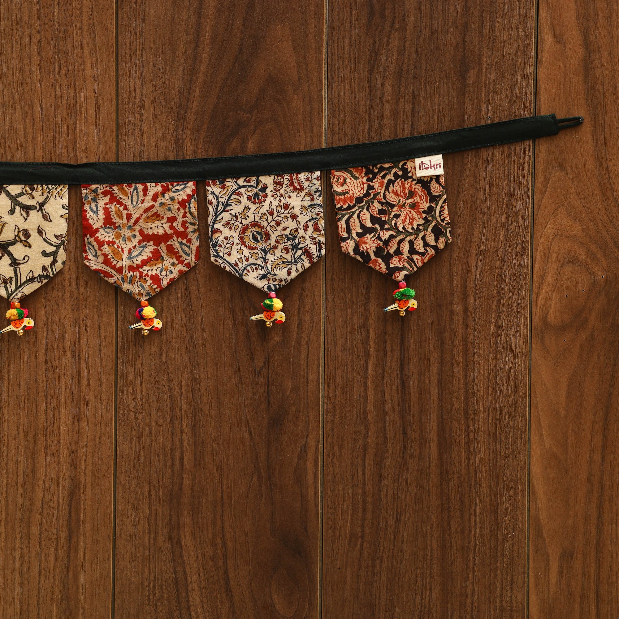 Handmade fabric toran for home decor 55 - handcrafted