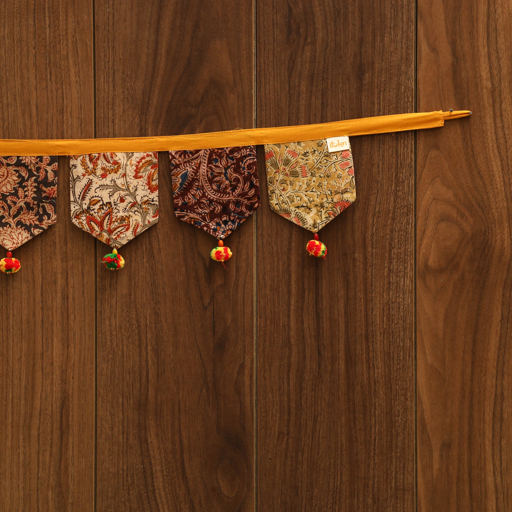 Handmade fabric toran for home decor 61 - handcrafted