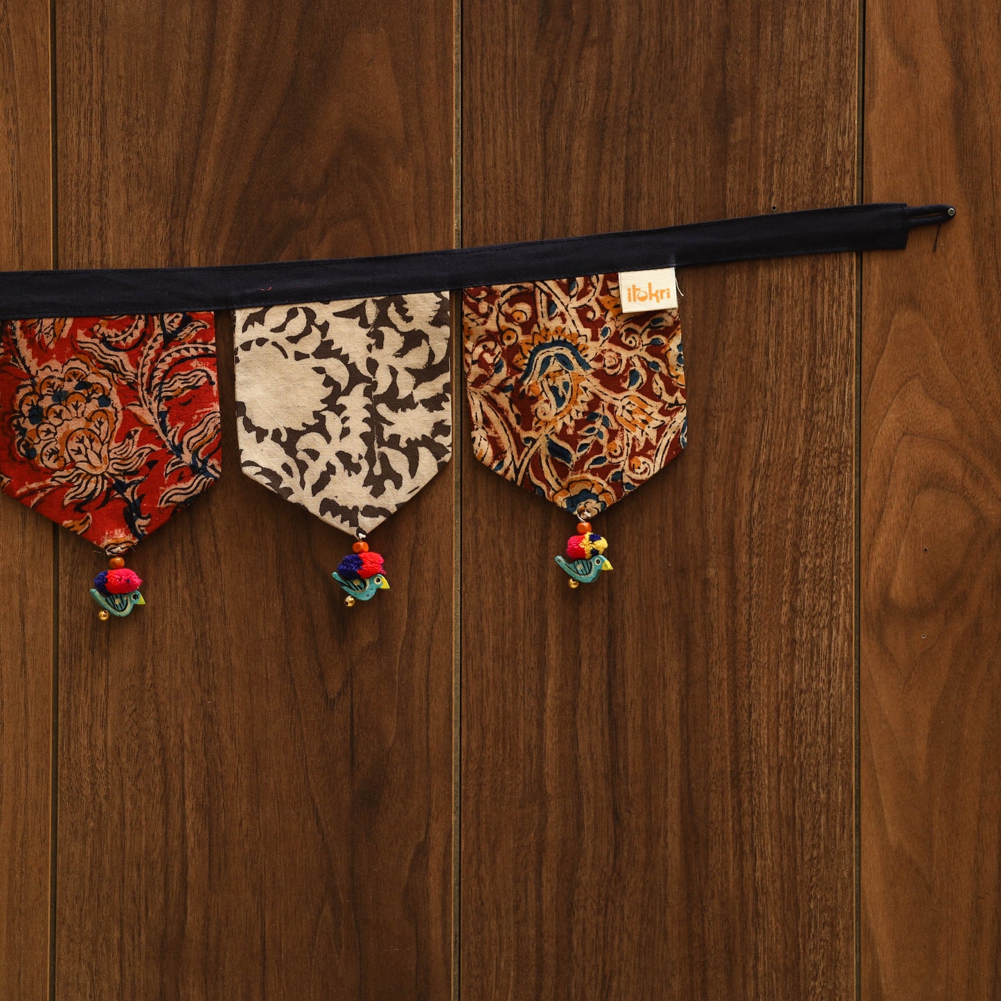 Handmade fabric toran for home decor 64 - handcrafted