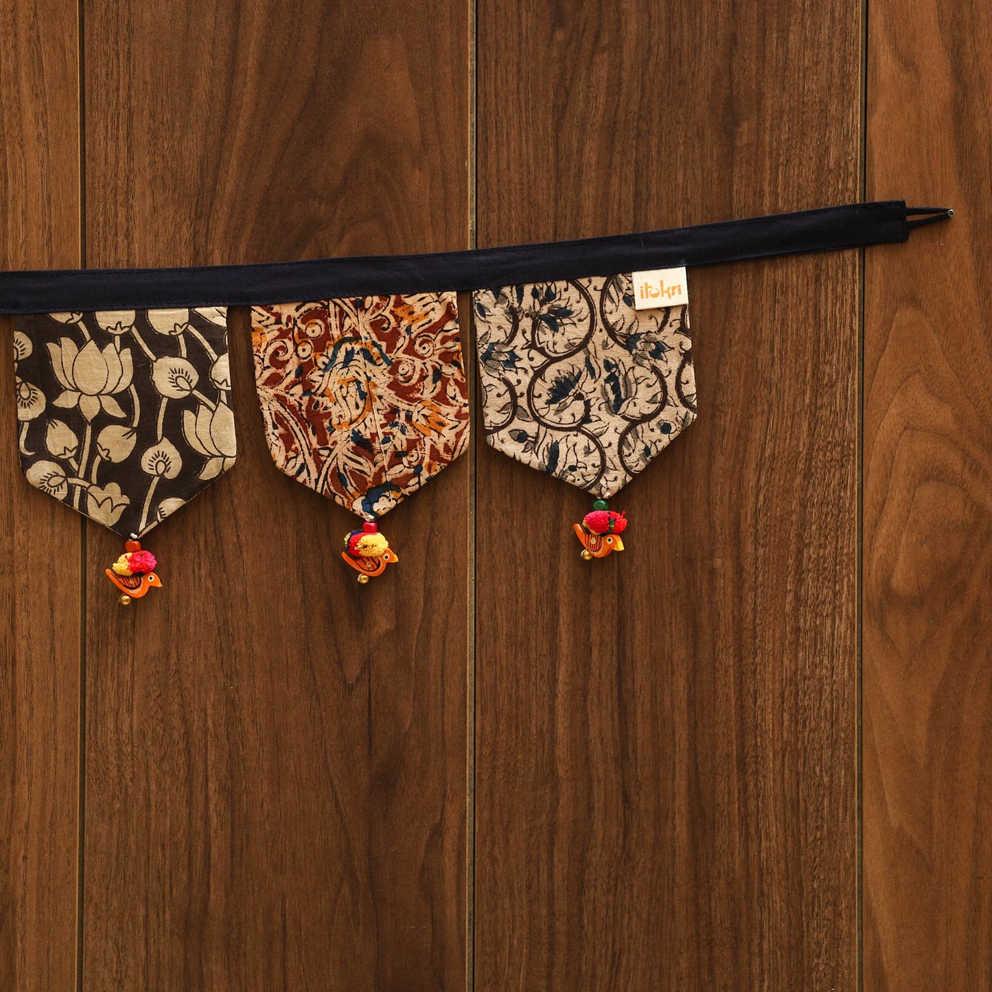 Handmade fabric toran for home decor 65 - handcrafted