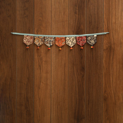 Handmade fabric toran for home decor 68 - handcrafted