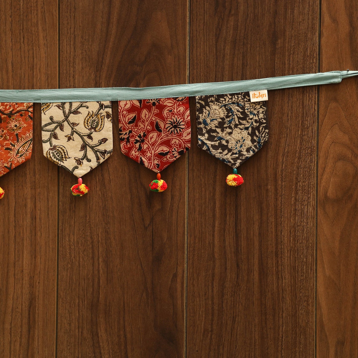 Handmade fabric toran for home decor 68 - handcrafted